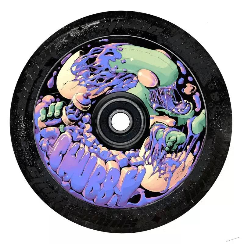 Kolečko Chubby Alien 110 Purple