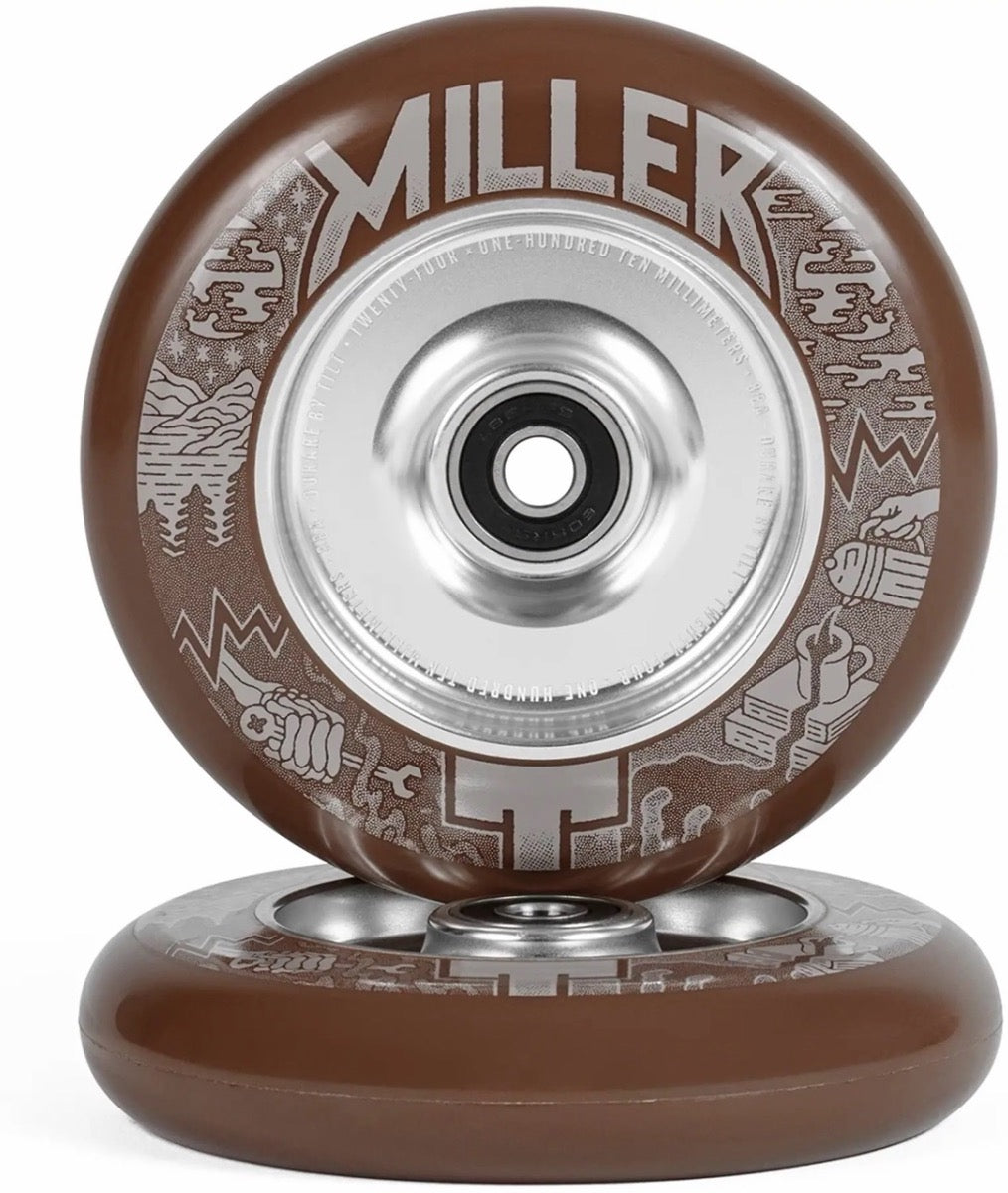 Kolečko Tilt Issac Miller 110 Wheel Coffee